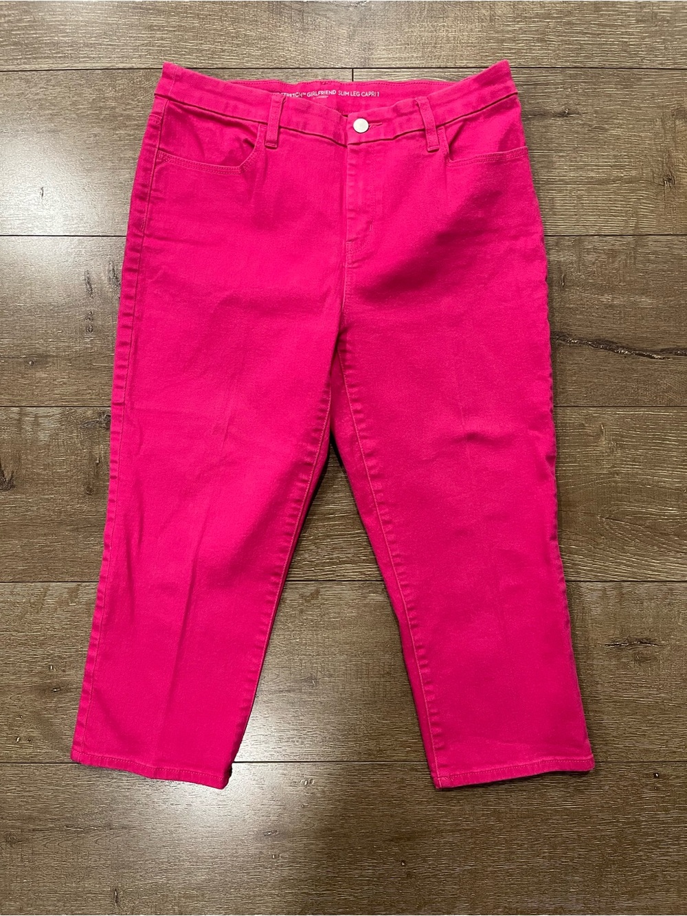 Chico’s Hot Pink Cropped Jeans